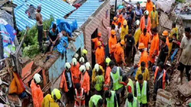 lanslide mumbai india