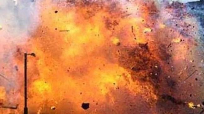 large explosion eastern ukraine inner