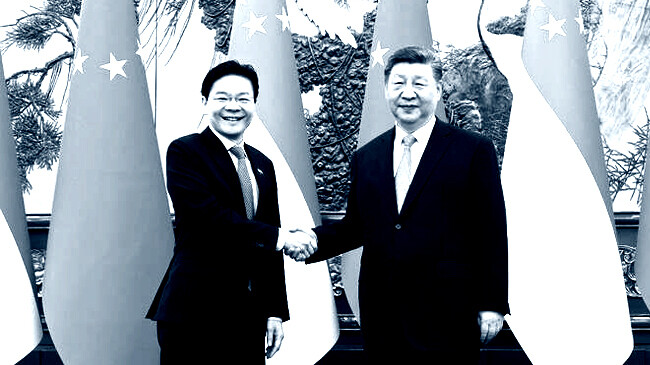 lawrence wong and xi jinping
