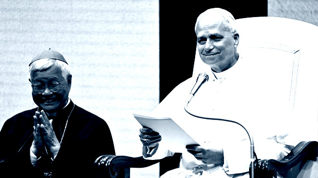 lazzaro you heung sik and pope leo xiv