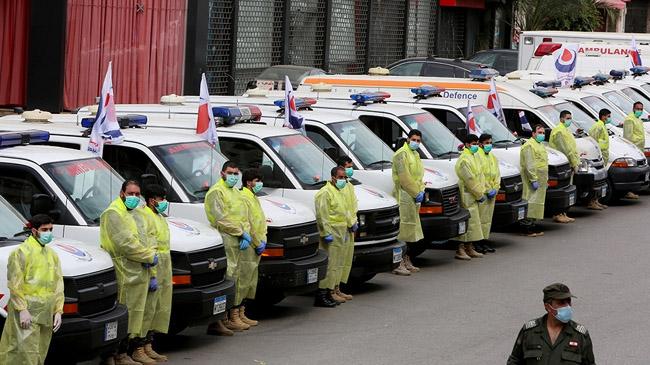 lebanon bairut prepared ambulence corona