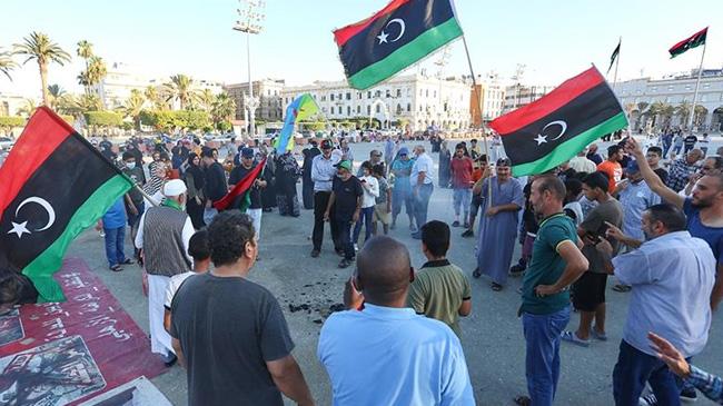 libiyan celebrate after gna possesed tripoli