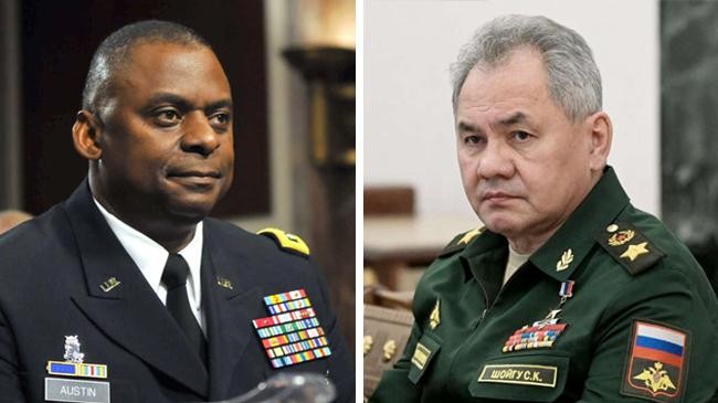 lloyd austin and sergei shoigu