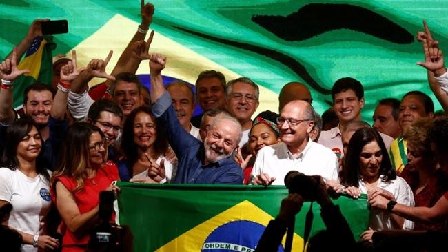 lula da silva after being elected president