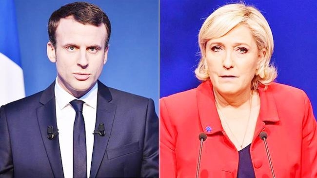 macron and le pen