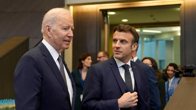 macron biden russian vladimir putin