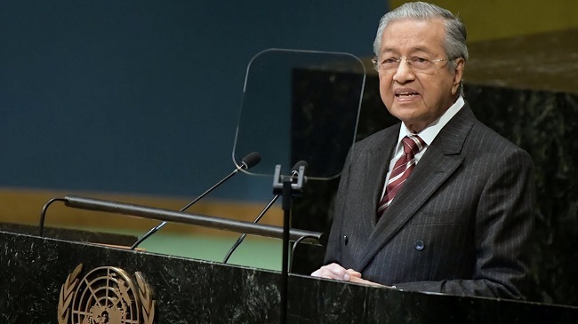 mahathir mohammad in un