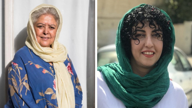 mahbooba siraj narges mohammadi