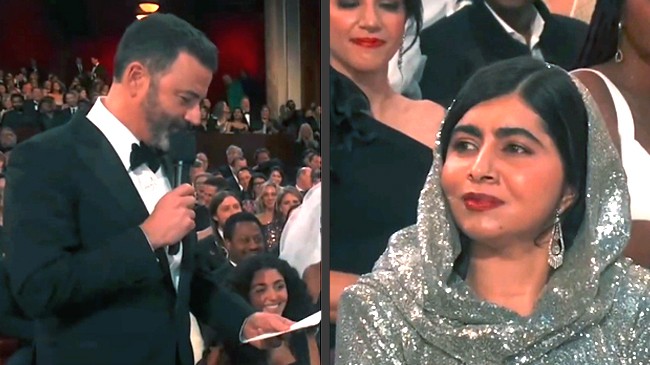 malala yousafzai praised for her response to jimmy kimmels joke at oscars