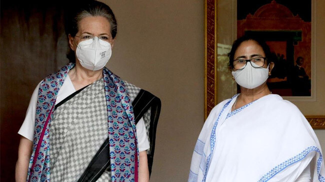 mamata sonia meeting india