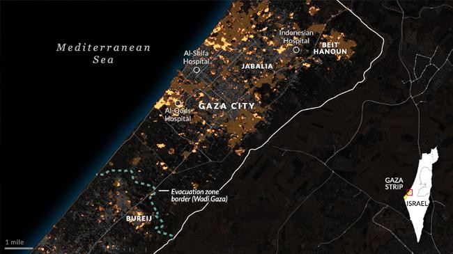 map gaza strip 1