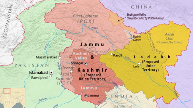 map jammu and kashmir