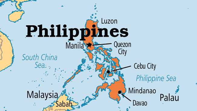 map of philippines