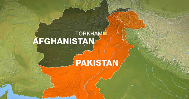 map pakistan and afghanistan