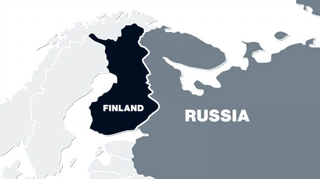 map russia and finland