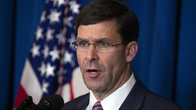 mark espar us defence secretary