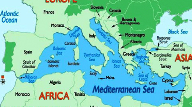mediterranean map