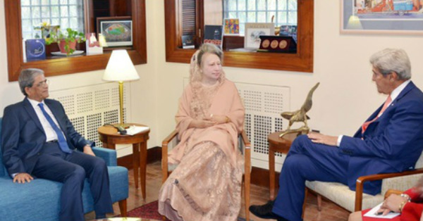 meeting of john kerry with khaleda zia