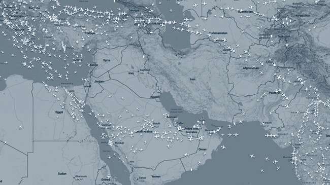 মধ্যপ্রাচ্যে উত্তেজনা, স্থবির বিশ্ব বিমান চলাচল