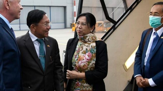 min aung hlaing in russia
