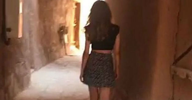 mini skirt model in saudi arabia