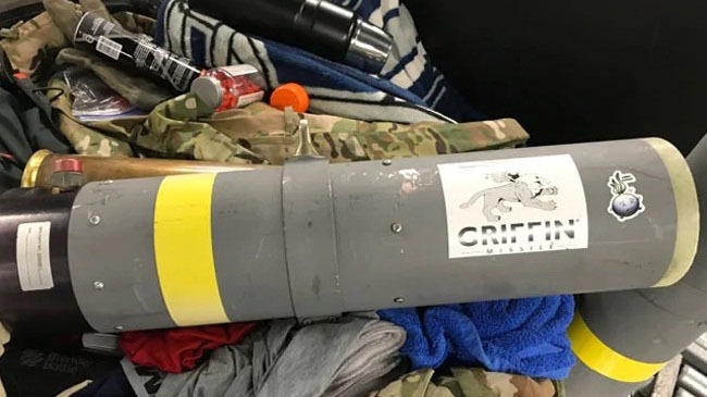 missile launcher in bag