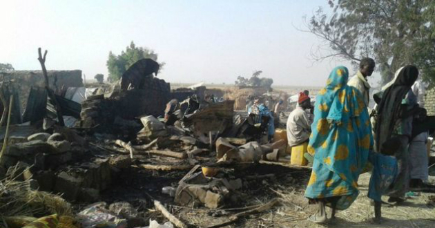 mistaken airstrike at nigeria 50 died