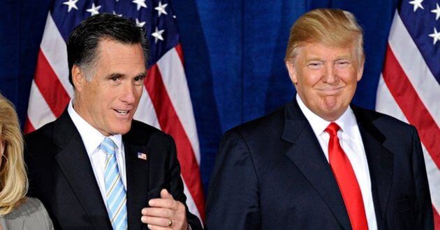 mit romney and donald trump