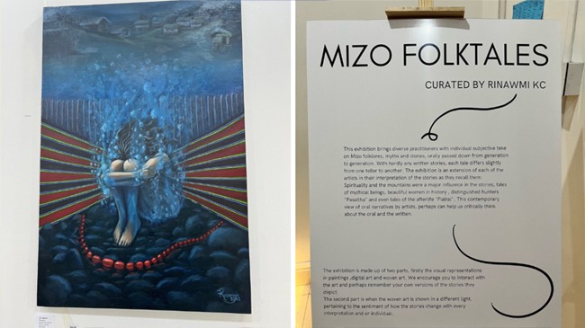 mizo folktales exhibition