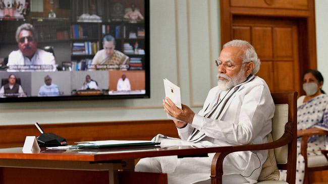 modi all party meeting