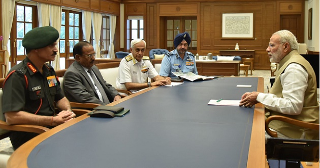 modi meeting with indian army