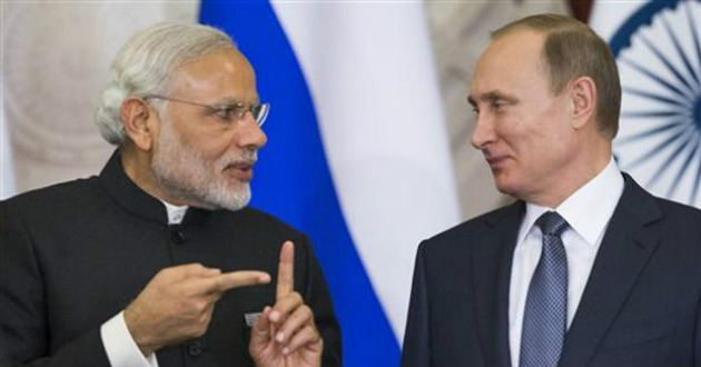 modi with putin