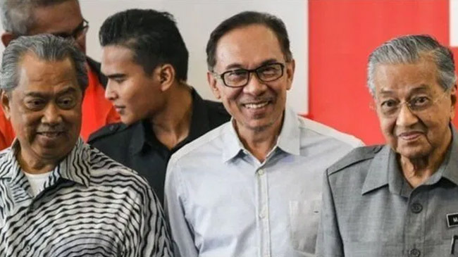 mohiuddin yasin anwar ibrahim mahathir