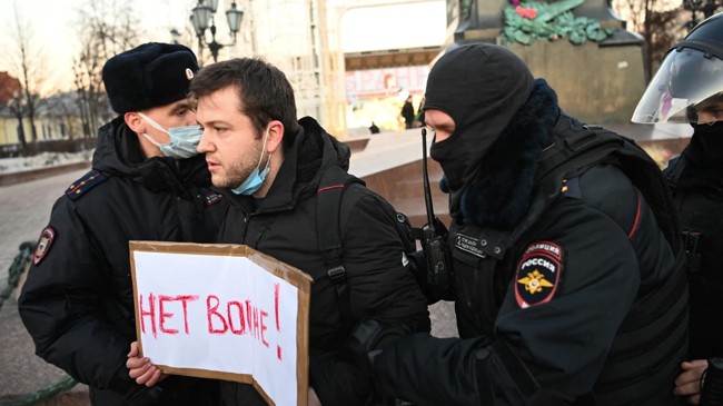 moscow protests anti war