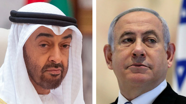 muhammad bin zayed and benjamin netanyahu