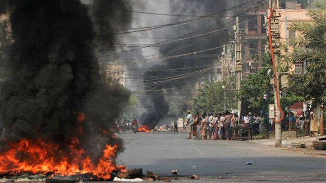 myanmar army village clashes 1