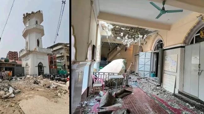 myanmar mosques destroyed