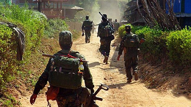 myanmar police army