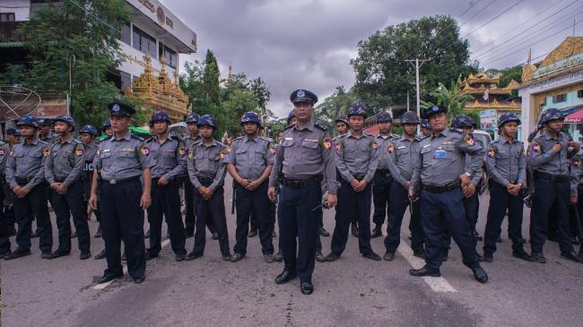 myanmar police