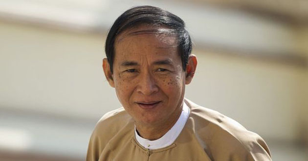myanmar president win mint
