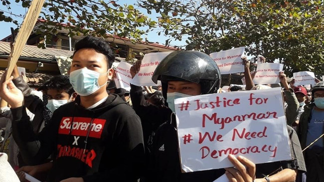 myanmar protest 2