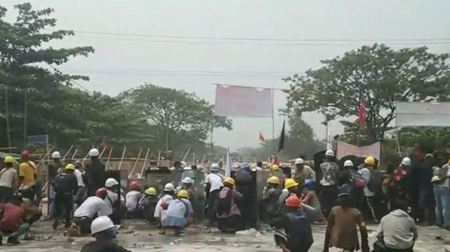 myanmar protest continue