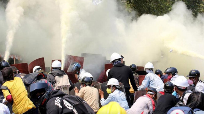 myanmar two protesters lost lives inner