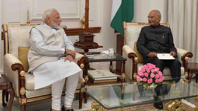 narendra modi and ram nath kovind