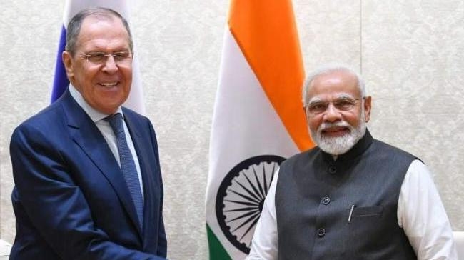 narendra modi meets russian foreign minister