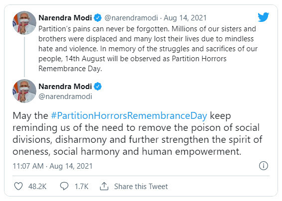 narendra modi tweet