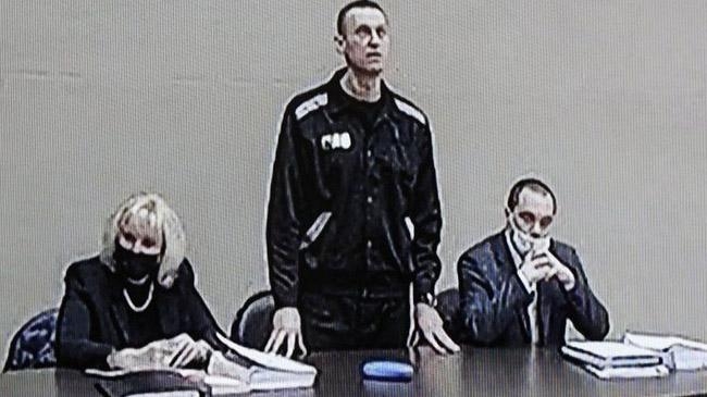 navalny prison uniform hearing