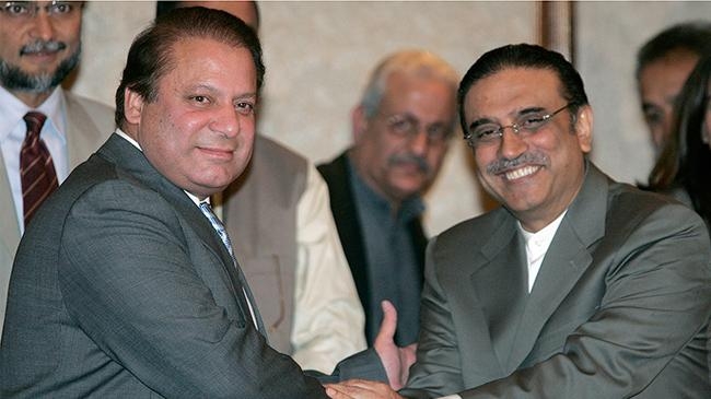 nawaz shariff and asif ali zardari