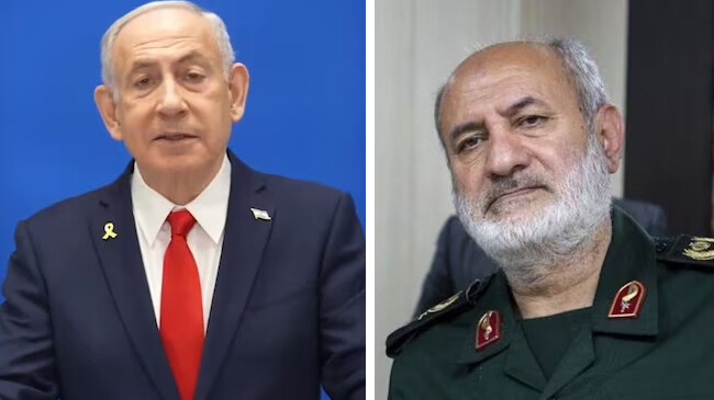 netaniahu and mohammed kazemi