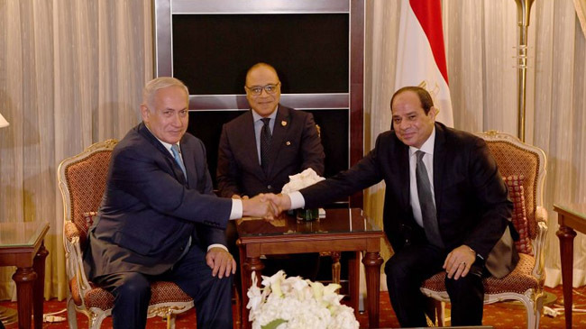 netanyahu and sisi